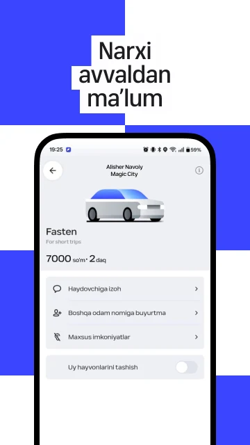 Fasten UZ: Safarlar, Yetkazish screenshot